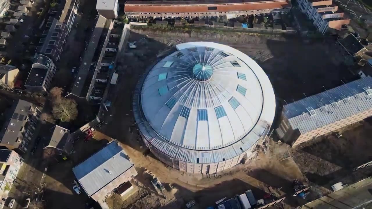 Luchtbeeld van De Koepel in Haarlem