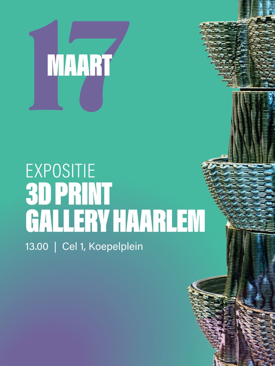 Instagrampost De Koepel: expositie 3D Print Gallery Haarlem
