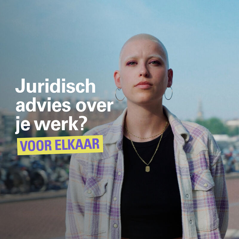 Post met portret: Juridisch advies over je werk?