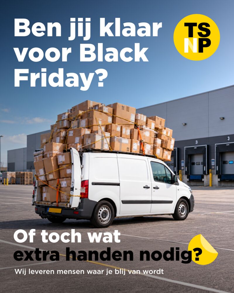 B2B-post: Ben jij klaar voor Black Friday? Of toch wat extra handen nodig?